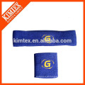 Elastic sports algodão personalizado logotipo sweatbands